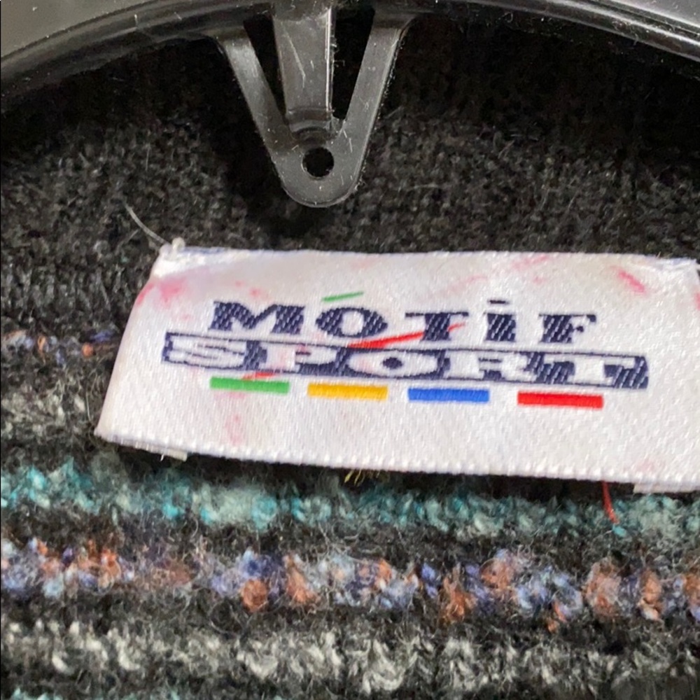 Turtle Neck, Multi-Color Sweater - image 2